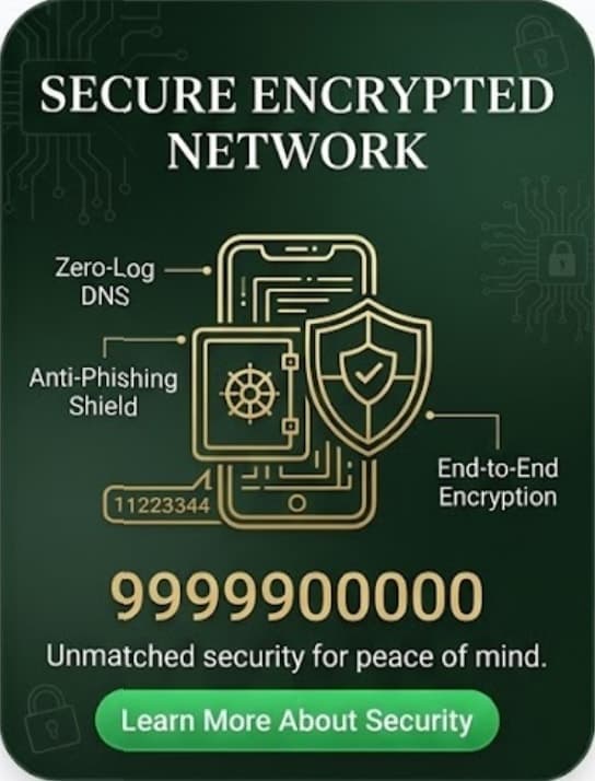 Secure encrypted network